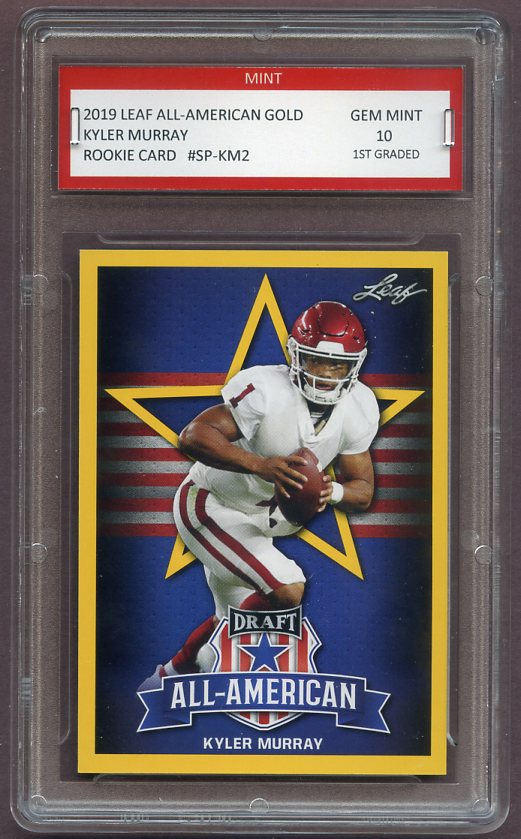 2019 Leaf All American Gold #SP-KM2 Kyler Murray Oklahoma 10 418688