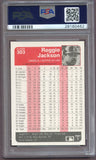 1985 Fleer #303 Reggie Jackson Angels PSA 8 NM/MT 418747
