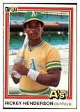 1981 Donruss #119 Rickey Henderson A's NR-MT 419731