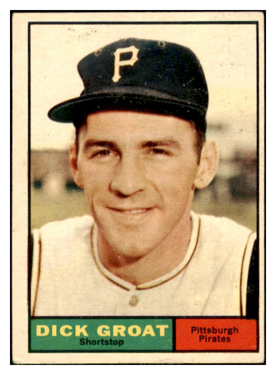 1961 Topps Baseball #001 Dick Groat Pirates VG-EX 422548