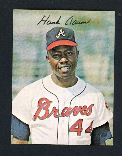 1983 Starliner Decal Hank Aaron Braves EX-MT 424662