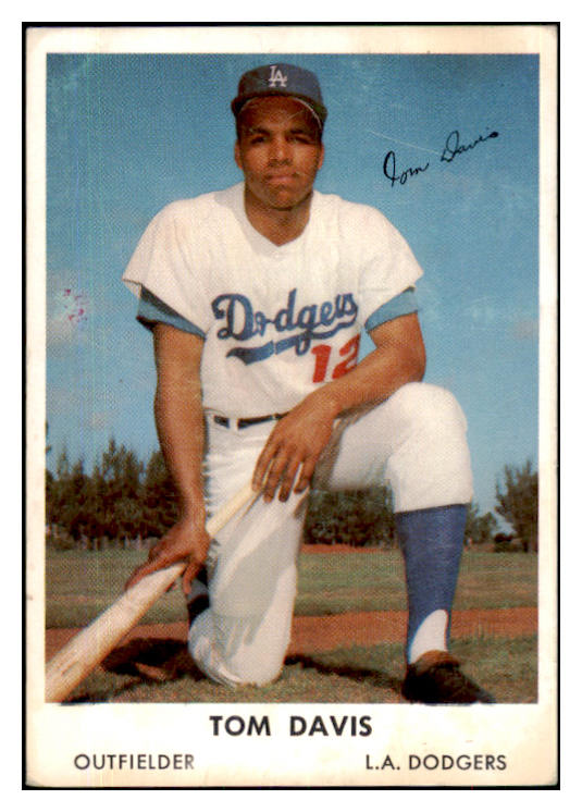 1962 Bell Brand #012 Tommy Davis Dodgers VG-EX 426924