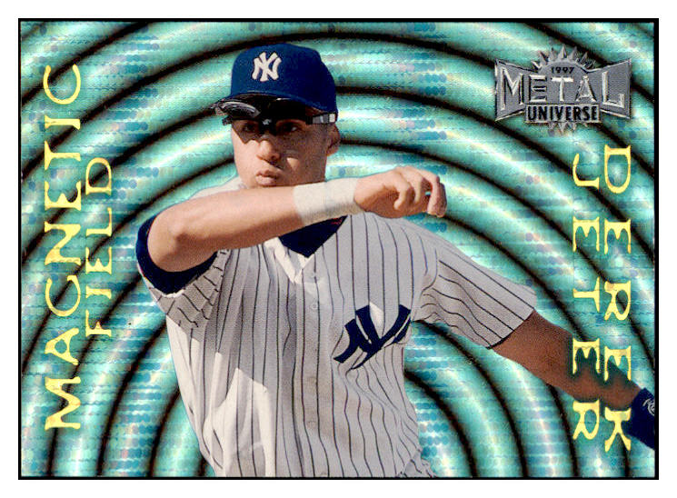 1997 Metal Universe Magnetic #005 Derek Jeter Yankees NR-MT 428550