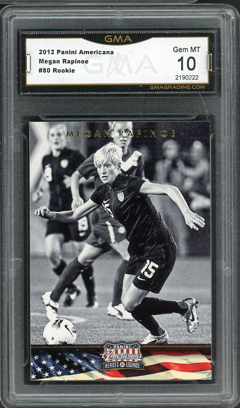 2012 Panini Americana #080 Megan Rapinoe USA GMA 10 430091