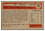 1954 Bowman Baseball #177 Whitey Ford Yankees VG/VG-EX 430127