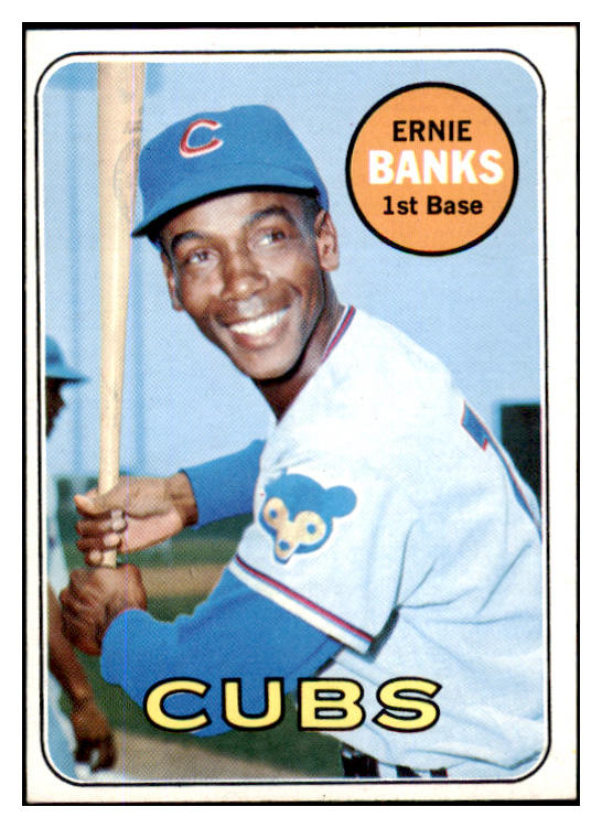 1969 Topps Baseball #020 Ernie Banks Cubs NR-MT 430403