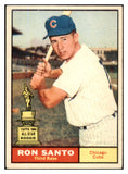1961 Topps Baseball #035 Ron Santo Cubs EX 430429