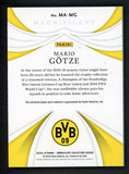 2018 Immaculate Magnificent #MA-MG Mario Gotze Dortmund 9/99