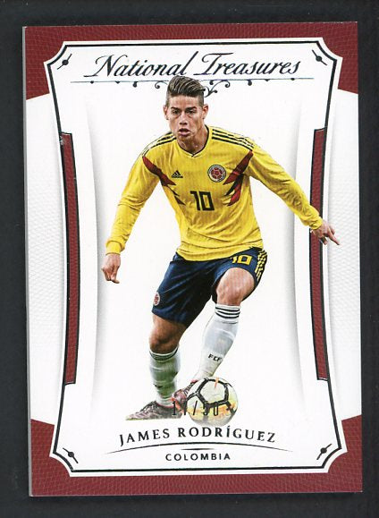2018 National Treasures #002 James Rodriguez Columbia 17/50