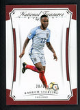 2018 National Treasures #099 Raheem Sterling England 28/50