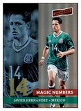 2017 Aficionado Magic Numbers #MN-14 Javier Hernandez Mexico