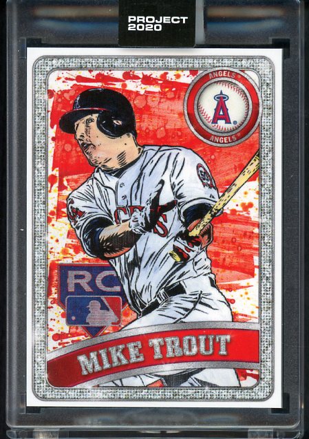 Topps Project 2020 #100 Mike Trout Angels Blake Jamieson 431802