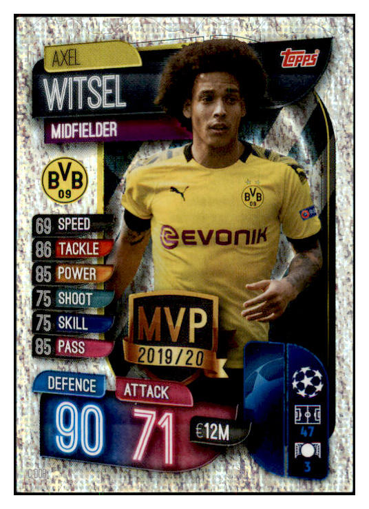 2019 Topps Match Attax #CDOR Axel Witsel Dortmund 432343
