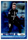 2018 Topps Chrome #050 Neymar Jr. PSG Blue Refractor 26/150 432909