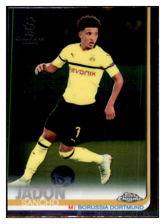 2018 Topps Chrome #086 Jadon Sancho Dortmund 432911