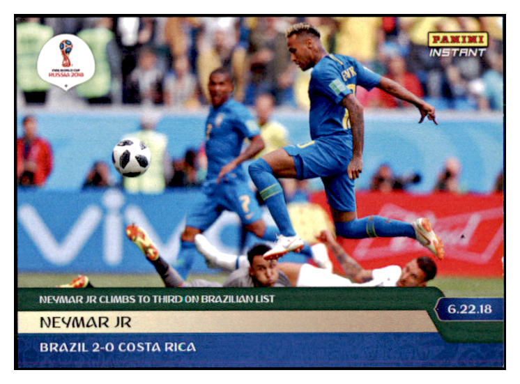 2018 Panini Instant #053 Neymar Jr. Brazil 8/10 433232