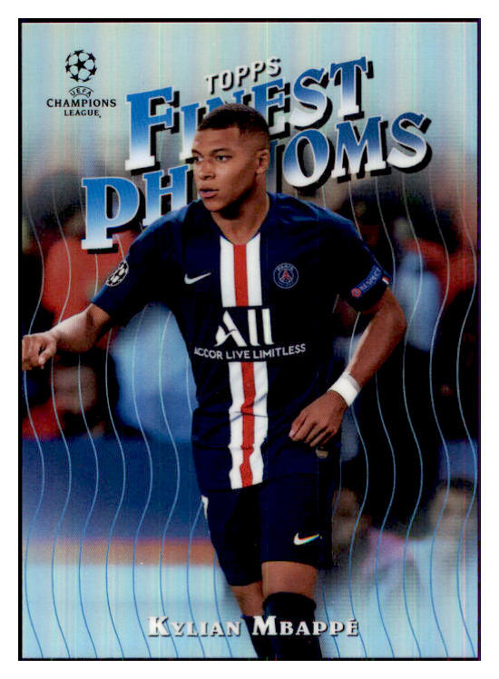 2019 Topps Finest Prized #FP-KM Kylian Mbappe PSG 433417