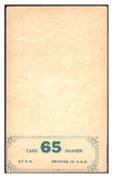 1965 Topps Baseball Embossed #065 Bobby Richardson Yankees VG-EX 435157
