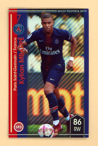 2018 Panini #F19 Kylian Mbappe PSG 435380