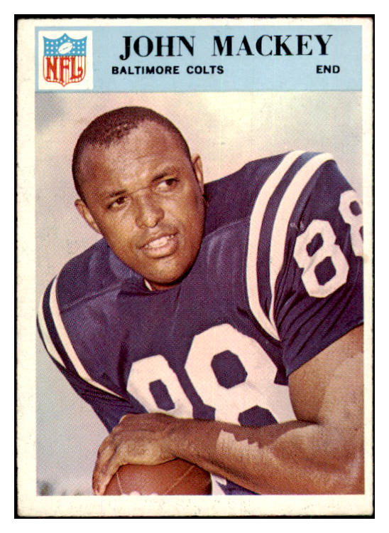 1966 Philadelphia #018 John Mackey Colts EX-MT 435491