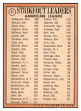 1969 Topps Baseball #011 A.L. Strike Out Leaders Luis Tiant EX 435900
