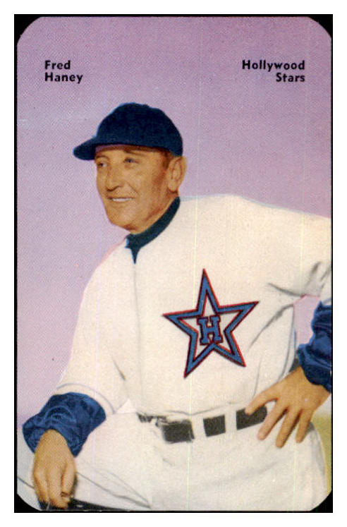 1952 Mothers Cookies #013 Fred Haney Hollywood EX-MT 435953