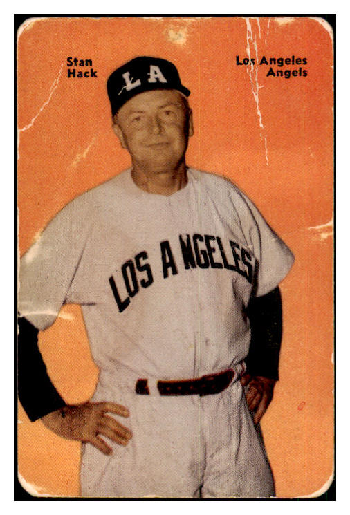 1952 Mothers Cookies #060 Stan Hack Los Angeles Good 435979