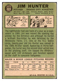 1967 Topps Baseball #369 Catfish Hunter A's VG 436559