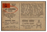 1954 Bowman Football #029 Les Bingaman Lions EX-MT 436627