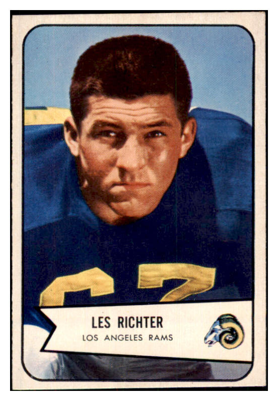 1954 Bowman Football #078 Les Richter Rams NR-MT 436729