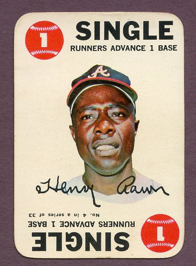 1968 Topps Baseball Game #004 Hank Aaron Braves VG-EX 438488