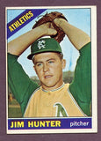 1966 Topps Baseball #036 Catfish Hunter A's VG-EX 438535