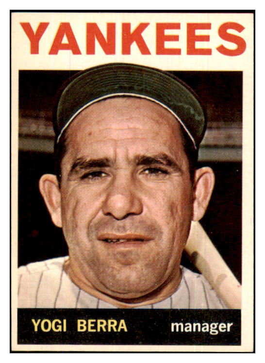 1964 Topps Baseball #021 Yogi Berra Yankees EX-MT/NR-MT 439241