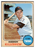 1968 Topps Baseball #220 Harmon Killebrew Twins EX 440621