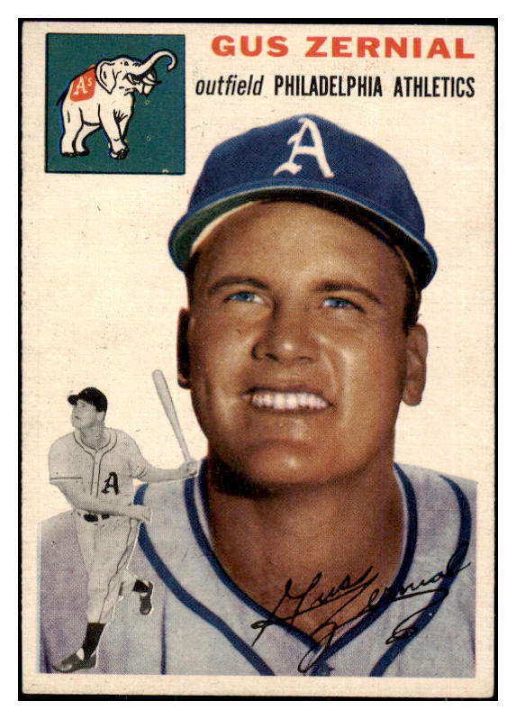 1954 Topps Baseball #002 Gus Zernial A's NR-MT 442335