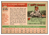 1955 Topps Baseball #115 Ellis Kinder Red Sox EX-MT 444591