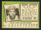 1971 Topps Baseball #020 Reggie Jackson A's VG 444757