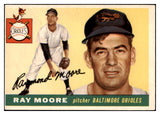 1955 Topps Baseball #208 Ray Moore Orioles EX+/EX-MT 444920