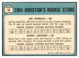 1965 Topps Baseball #016 Joe Morgan Astros EX-MT 445103 Kit Young Cards