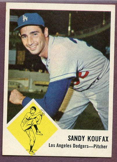 1963 Fleer Baseball #042 Sandy Koufax Dodgers EX+/EX-MT 446390