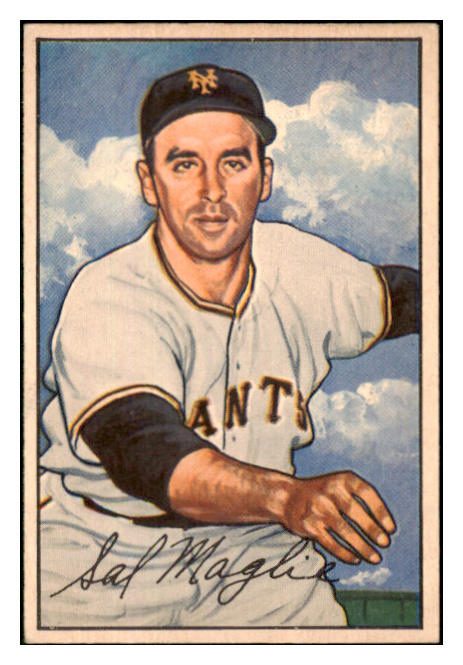1952 Bowman Baseball #066 Sal Maglie Giants EX-MT 447044
