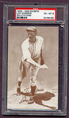 1939-46 Salutation Exhibits Lon Warneke Cardinals PSA 6 EX-MT 447810