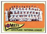 1965 Topps Baseball #551 New York Mets Team NR-MT 449162