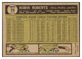 1961 Topps Baseball #020 Robin Roberts Phillies VG-EX 449397