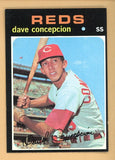 1971 Topps Baseball #014 Dave Concepcion Reds EX+/EX-MT 449617