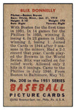 1951 Bowman Baseball #208 Blix Donnelly Braves NR-MT 449807