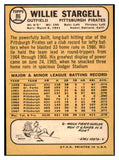 1968 Topps Baseball #086 Willie Stargell Pirates EX-MT 450673