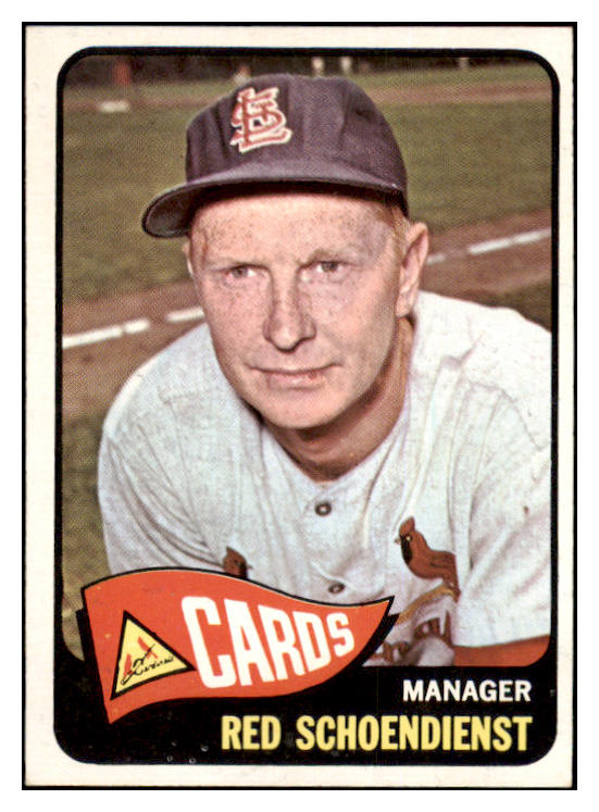 1965 Topps Baseball #556 Red Schoendienst Cardinals NR-MT 450917