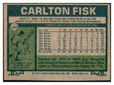 1977 Topps Baseball #640 Carlton Fisk Red Sox EX-MT 450969