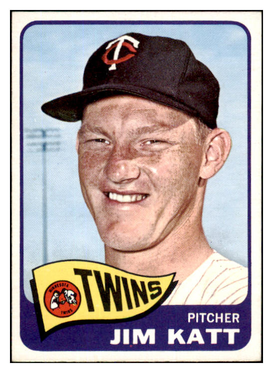 1965 Topps Baseball #062 Jim Kaat Twins NR-MT 451111